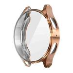 For Samsung Galaxy Watch7 40mm ENKAY Hat-Prince Full Coverage Electroplated Soft TPU Case with Screen Protection(Rose Gold)