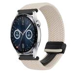 For Huawei Watch GT 3 42mm 20mm Magnetic Buckle Braided Watch Band(Starlight)