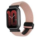 For Amazfit Active Magnetic Buckle 20mm Braided Watch Band(Pink)