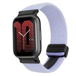 For Amazfit Active Magnetic Buckle 20mm Braided Watch Band(Purple)