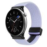 For Amazfit GTR Mini Magnetic Buckle 20mm Braided Watch Band(Purple)