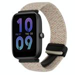 For Amazfit Bip 3 Pro Magnetic Buckle 20mm Braided Watch Band(Starlight Colorful)