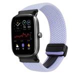 For Amazfit GTS4 Mini Magnetic Buckle 20mm Braided Watch Band(Purple)