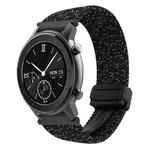 For Amazfit GTR 42mm Magnetic Buckle 20mm Braided Watch Band(Stars Black)