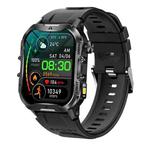 T26 1.96 inch Color Screen Smart Watch, Support Bluetooth Call / Health Monitoring(Black)