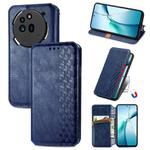 For Nothing Phone 3a Cubic Grid Pressed Magnetic Leather Phone Case(Blue)