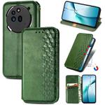 For Nothing Phone 3a Cubic Grid Pressed Magnetic Leather Phone Case(Green)