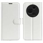 For TCL 605 / 60 SE Litchi Texture Horizontal Flip Leather Phone Case with Holder(White)