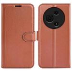 For TCL 605 / 60 SE Litchi Texture Horizontal Flip Leather Phone Case with Holder(Brown)