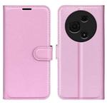 For TCL 605 / 60 SE Litchi Texture Horizontal Flip Leather Phone Case with Holder(Pink)