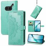 For Nothing Phone 2a Plus Mandala Flower Embossed Leather Phone Case(Green)