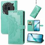 For Nothing Phone 3a Mandala Flower Embossed Leather Phone Case(Green)