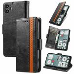 For Nothing CMF Phone 1 CaseNeo Splicing Dual Magnetic Buckle Leather Phone Case(Black)