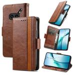 For Nothing Phone 2a Plus CaseNeo Splicing Dual Magnetic Buckle Leather Phone Case(Brown)