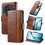 For Nothing Phone 3a CaseNeo Splicing Dual Magnetic Buckle Leather Phone Case(Brown)