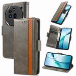 For Nothing Phone 3a CaseNeo Splicing Dual Magnetic Buckle Leather Phone Case(Gray)