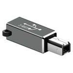 ADS-618 USB-C / Type-C Female to MIDI Male Electric Piano Printer Scanner Adapter(Grey)