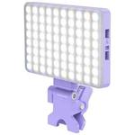 V12A Phone Laptop Video Conference Fill Lamp Portable Selfie Live Streaming LED Fill Light(Purple)