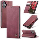 For iPhone 16 Plus CaseMe 013 Multifunctional Horizontal Flip Leather Phone Case(Red)