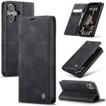 For iPhone 16 Plus CaseMe 013 Multifunctional Horizontal Flip Leather Phone Case(Black)