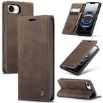 For iPhone 16e CaseMe 013 Multifunctional Horizontal Flip Leather Phone Case(Coffee)