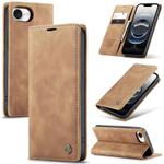 For iPhone 16e CaseMe 013 Multifunctional Horizontal Flip Leather Phone Case(Brown)