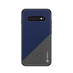 PINWUYO Honors Series Shockproof PC + TPU Protective Case for Galaxy S10 Plus(Blue)
