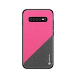 PINWUYO Honors Series Shockproof PC + TPU Protective Case for Galaxy S10 Plus(Red)