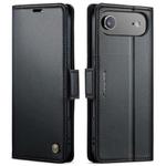 For iPhone Air CaseMe 023 Butterfly Buckle Litchi Texture RFID Anti-theft Leather Phone Case(Black)