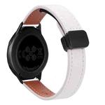 For Samsung Gear S2 Classic Slim Magnetic Buckle 20mm Microfiber Leather Watch Band(Apricot)