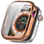 For Apple Watch Series 10 42mm All-inclusive Plating TPU Watch Case(Rose Gold)