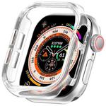 For For Apple Watch Series 10 46mm Half Pack PC Hollow Watch Case(Transparent)