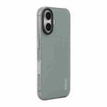 For iPhone 16 Plus ENKAY Hat-Prince Translucent Matte TPU Soft Phone Case(Grey)