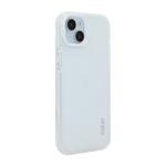 For iPhone 15 Plus ENKAY Hat-Prince Translucent Matte TPU Soft Phone Case(White)