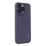 For iPhone 15 Pro ENKAY Hat-Prince Translucent Matte TPU Phone Case with Lens Film(Purple)