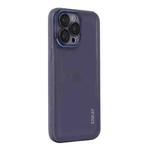 For iPhone 16 Pro ENKAY Hat-Prince Translucent Matte TPU Phone Case with Lens Film(Purple)