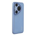 For Huawei Pura 70 ENKAY Hat-Prince Translucent Matte TPU Phone Case with Lens Film(Blue)