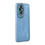 For Honor 200 ENKAY Hat-Prince Translucent Matte TPU Phone Case with Lens Film(Blue)