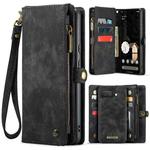 For Google Pixel 9a CaseMe 008 Detachable Multifunctional Leather Phone Case(Black)