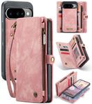 For Google Pixel 10 / 10 Pro CaseMe 008 Detachable Multifunctional Leather Phone Case(Pink)