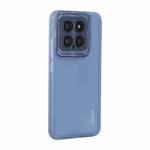 For Xiaomi 14 Pro ENKAY Hat-Prince Translucent Matte TPU Phone Case with Lens Film(Blue)
