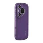 For Huawei Pura 70 ENKAY Hat-Prince Translucent Matte TPU Shockproof Phone Case(Purple)