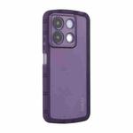 For Redmi Note 13R Pro ENKAY Hat-Prince Translucent Matte TPU Shockproof Phone Case(Purple)