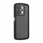 For Redmi Note 13R Pro ENKAY Hat-Prince Translucent Matte TPU Shockproof Phone Case(Black)