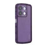 For Redmi Note 13 5G ENKAY Hat-Prince Translucent Matte TPU Shockproof Phone Case(Purple)