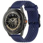 For Xiaomi Watch S4 Sport Liquid Pure Color Silicone Watch Band(Dark Blue)