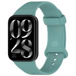 For Xiaomi Mi Band 8 Pro Butterfly Color Buckle Silicone Watch Band(Pine Green)