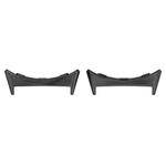 For Google Pixel Watch 3 45mm 1 Pair Stainless Steel Metal Watch Band Connector(Black)