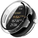 For Google Pixel Watch 3 41mm PC + Tempered Film Integrated Watch Protective Case(Transparent)