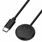 For Google Pixel Watch 3 41 / 45mm USB-C / Type-C Interface Smart Watch Charging Cable, Length: 1m(Black)